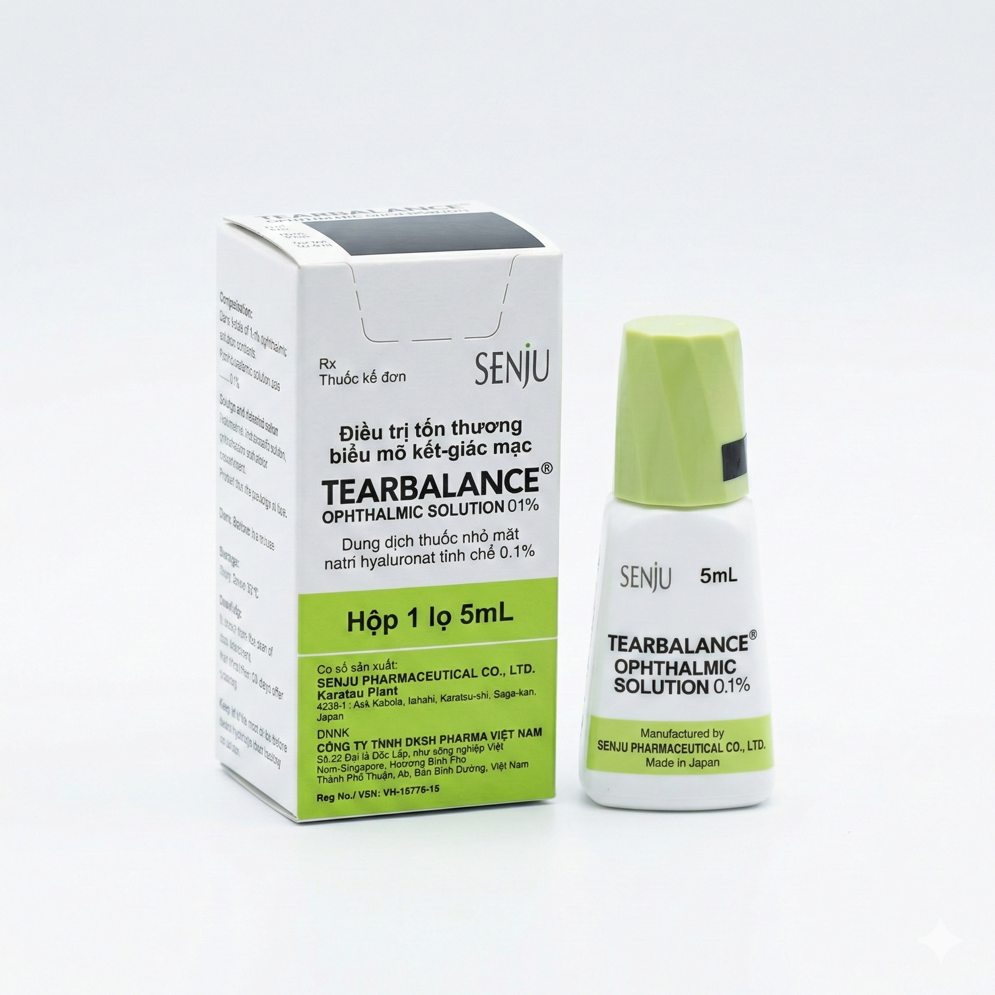 Dung dịch thuốc nhỏ mắt Tearbalance 0.1% điều trị tổn thương biểu mô kết - giác mạc (5ml)