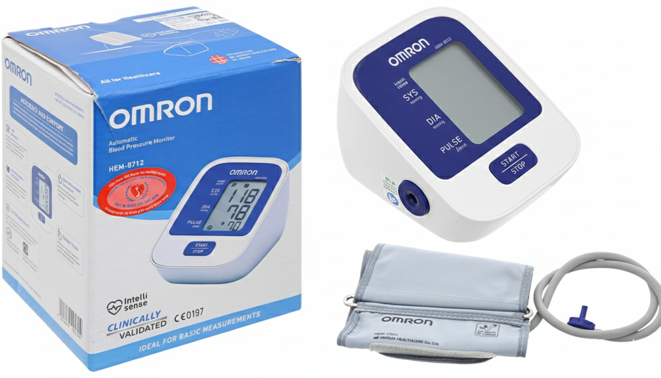 Máy đo huyết áp bắp tay tự động OMRON HEM-8712