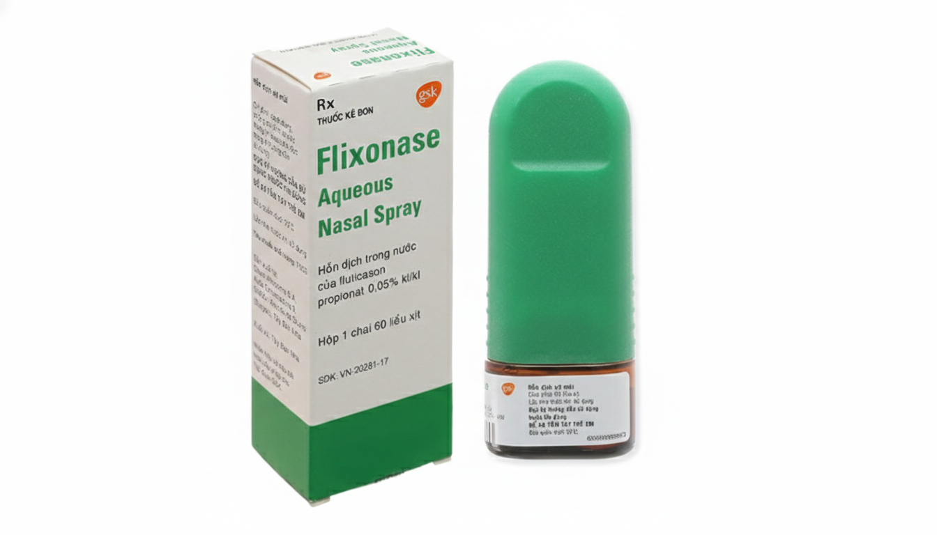 Xịt mũi Flixonase 0.05% GSK điều trị viêm mũi dị ứng (60 liều)