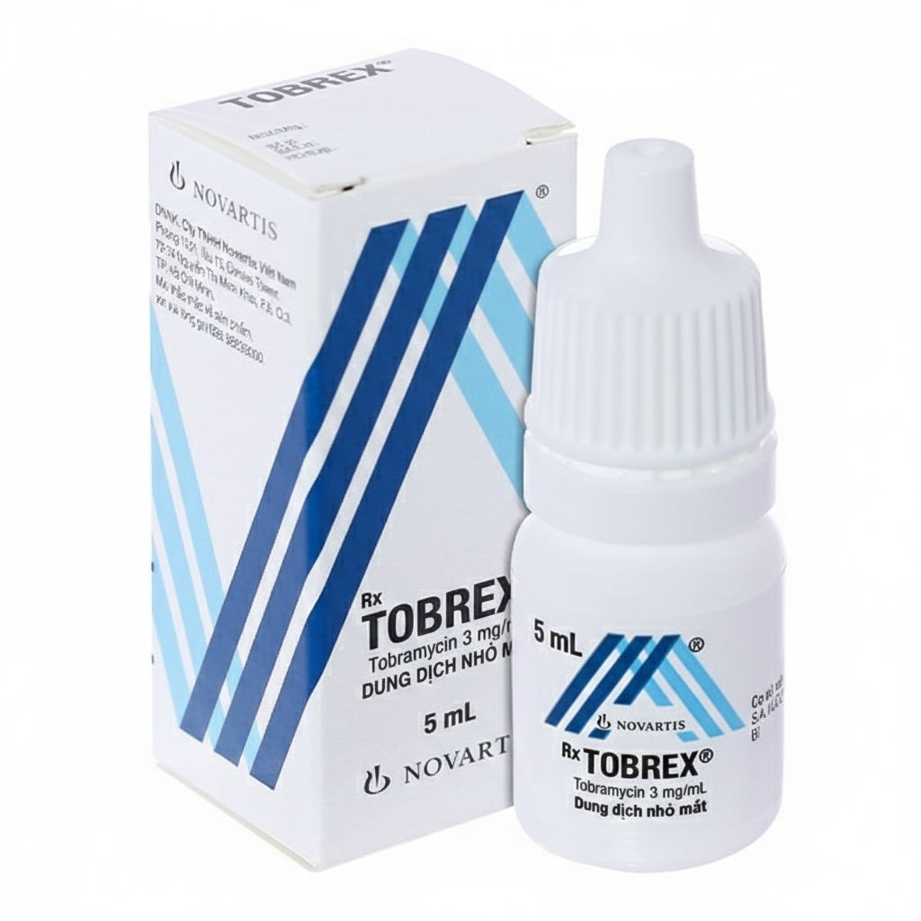 Thuốc nhỏ mắt Tobrex Alcon điều trị nhiễm khuẩn ở mắt (5ml)