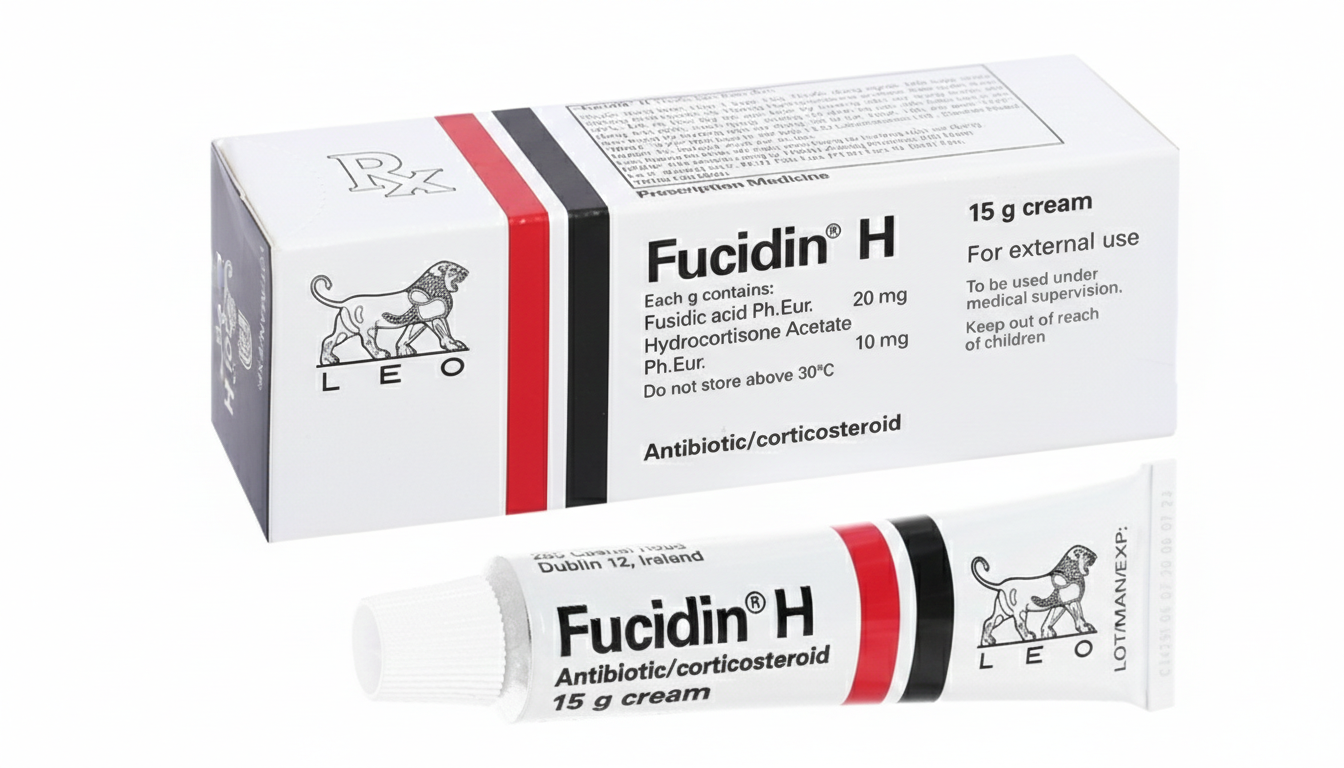 Kem Fucidin H LEO điều trị viêm da (15g)