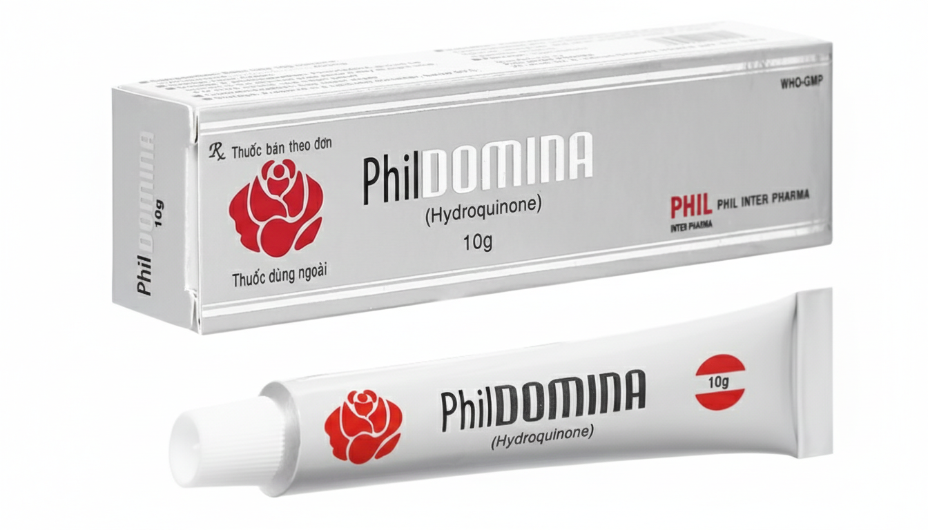Kem bôi da PhilDomina Phil điều trị nám da, sạm da, tàn nhang, nốt ruồi (10g)