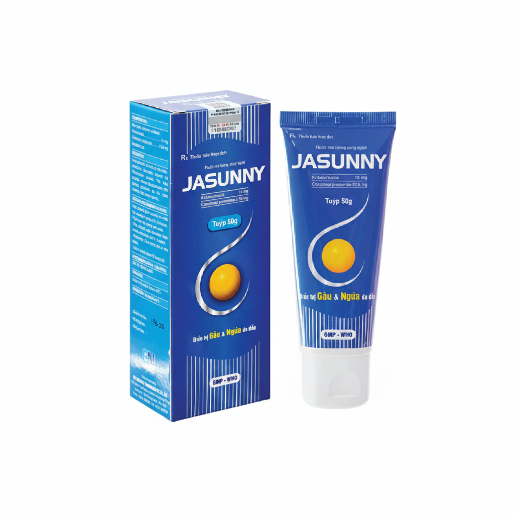 Gel Jasunny Gia Nguyễn hỗ trợ điều trị gàu, ngứa, viêm da đầu (50g)