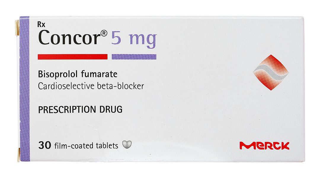 Thuốc Concor 5mg Merck điều trị tăng huyết áp, đau thắt ngực (3 vỉ x 10 viên)