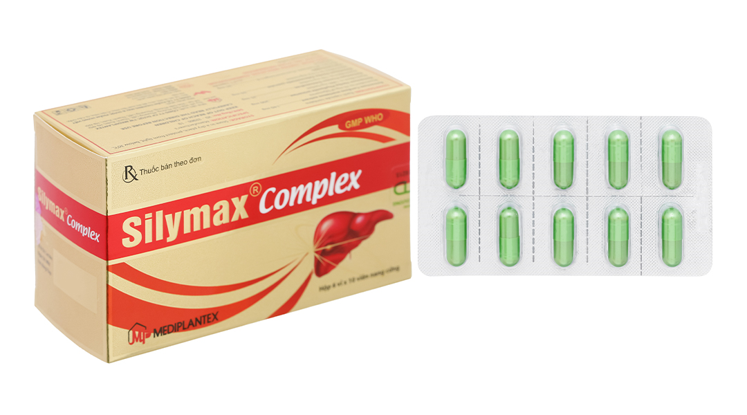 Thuốc Silymax Complex Mediplantex điều trị viêm gan do virus, xơ gan (6 vỉ x 10 viên)