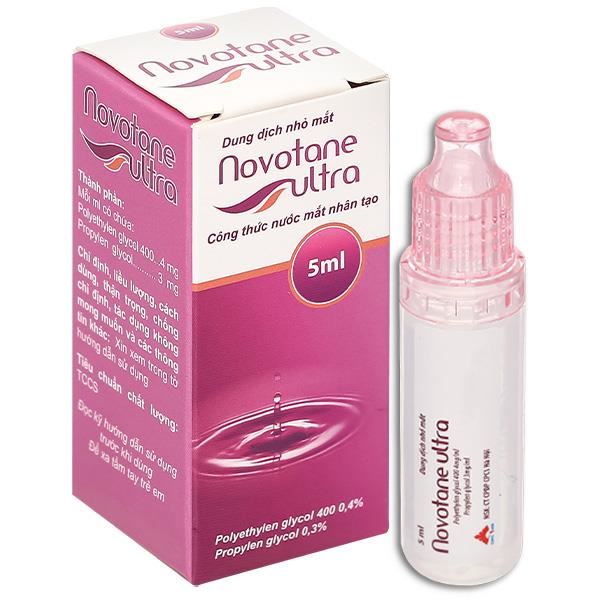 Thuốc Novotane Ultra CPC1 làm dịu mắt, giảm tình trạng đau rát và kích ứng mắt (5ml)