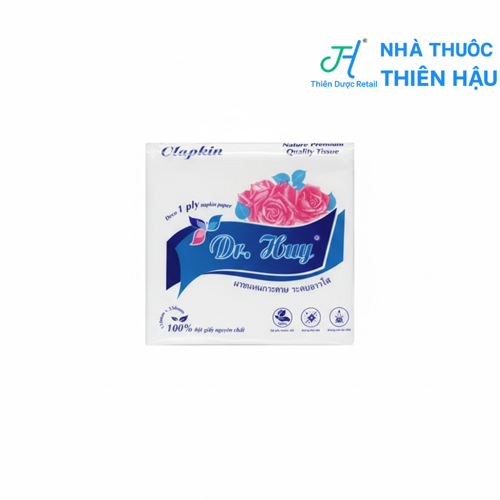 Giấy Khô DR HUY 100% Bột Giấy Nguyên Chất 