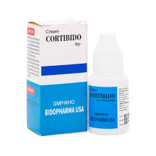 Kem trị mụn, mờ sẹo thâm Cortibido Bidopharma (Lọ 8gr)