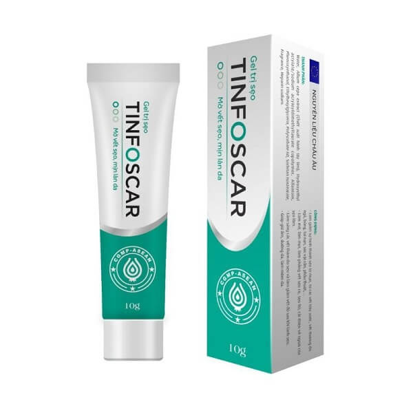 Gel sẹo TINFOSCAR Mờ Sẹo, Sáng Thâm (Tuýp - 10g)