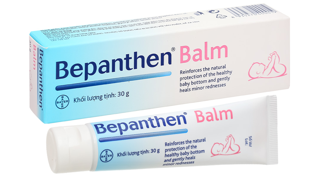 Kem bôi chống hăm tã Bepanthen Balm Bayer dưỡng ẩm, giảm kích ứng (30g)