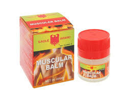 Cao xoa cơ bắp con ó Muscular Balm Eagle Brand hỗ trợ giảm đau vai, đau lưng (1 chai x 20g)