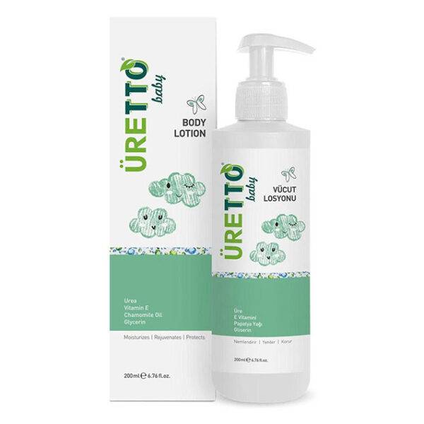 ÜRETTO Baby Body Lotion – Kem dưỡng toàn thân cho bé, cấp ẩm & dịu nhẹ mỗi ngày