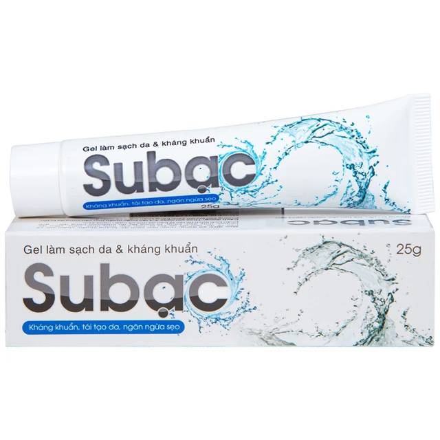 Gel bôi Su Bạc kháng khuẩn, làm sạch da (25g)