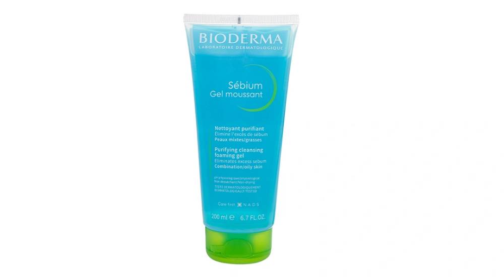 Gel rửa mặt Bioderma Sébium Gel Moussant làm sạch cho da dầu và da hỗn hợp tuýp 200ml